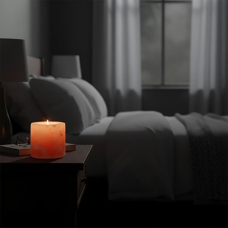 Himalayan Salt Candle – Raw Crafted - Image 2