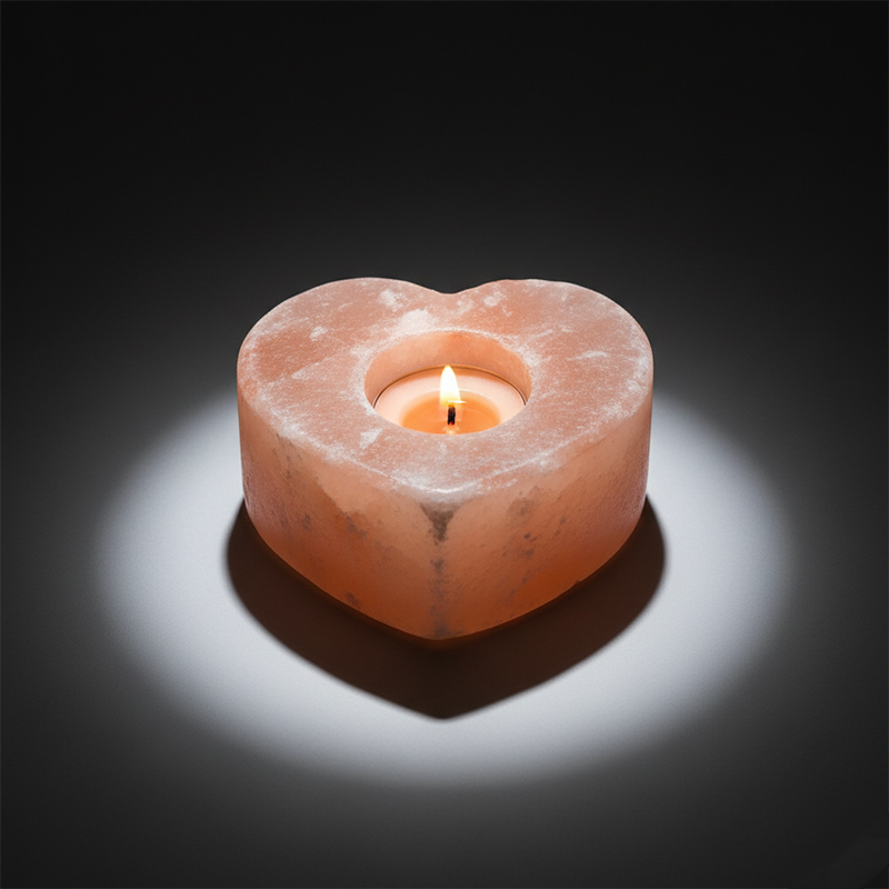 Himalayan Salt Heart Shape Candle