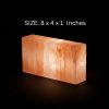 Himalayan Pink Salt Tile / Salt Slab (8 x 4 x 1 Inches)