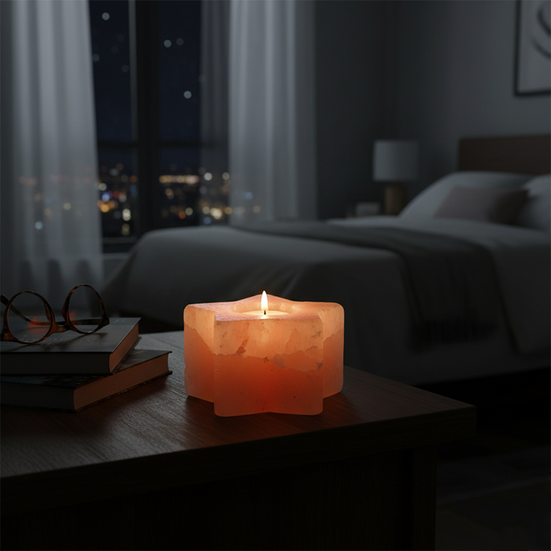 Himalayan Salt Star Shape Candle - Image 2